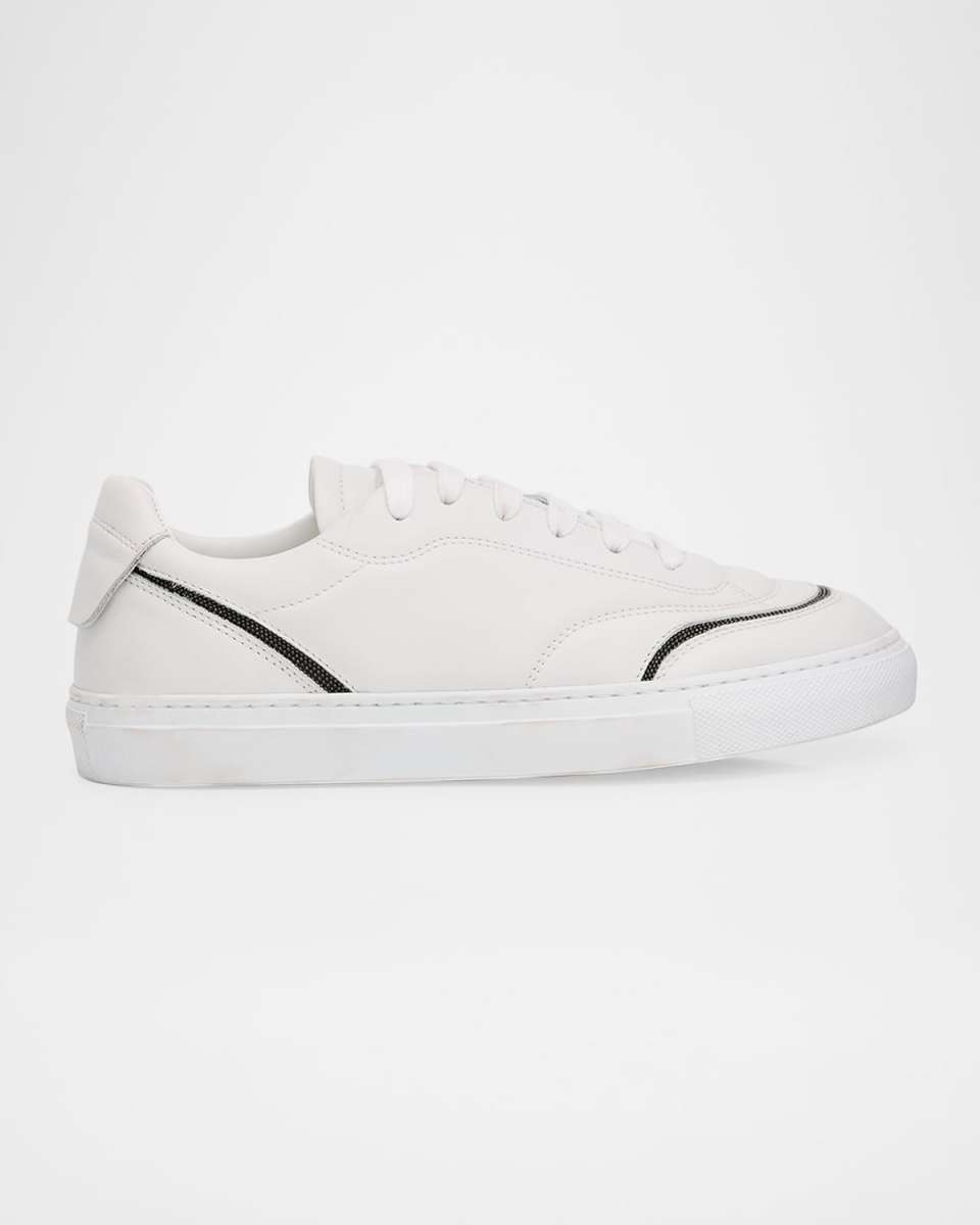 Leather Monili Low-Top Sneakers